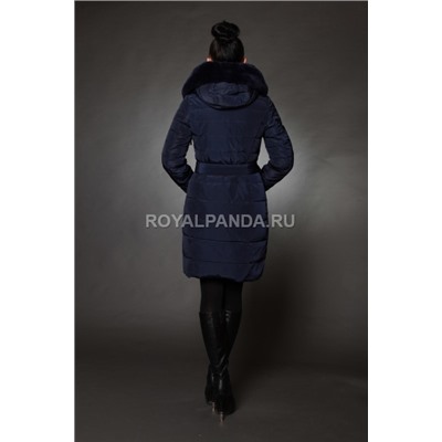 Женская куртка зимняя  1720 цвет темно-синий