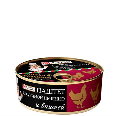 Паштет с куриной печенью и вишней Pate’ dello chef 250г