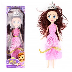 Кукла детская принцесса с короной