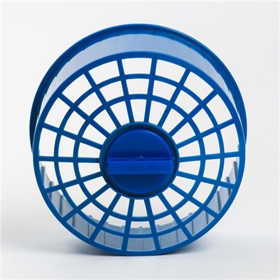 Колесо для грызунов пластиковое, без подставки, 14,5 см, синее