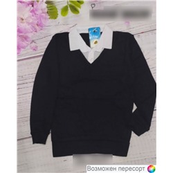 Пуловер детский с имитацией рубашки арт. 884214
