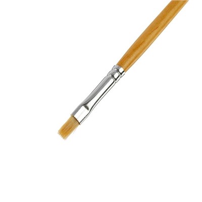 Кисть «Сонет» № 1, щетина, плоская, длинная ручка, d=5 мм