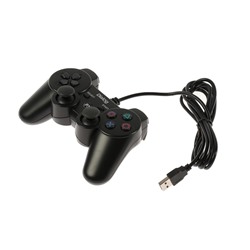 Геймпад Dialog Gan-Kata GP-A17, проводной, вибрация, для PC, PS3, USB, черный