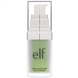 E.L.F., Праймер - основа под макияж, выравнивающая тон, нейтрализующий зеленый, 0,48 унции (13,7 г)