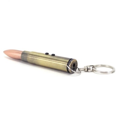 Ручка "Пуля" с фонариком и лазерной указкой брелок, набор 3 шт на 23 февраля