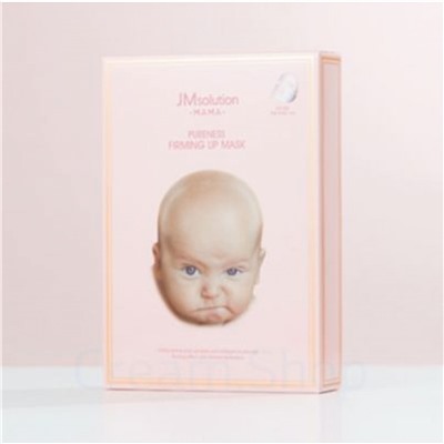 JMsolution Гипоаллергенная подтягивающая тканевая маска MAMA Pureness Friming Up,30мл