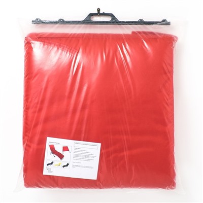 Подушка-матрас водоотталкивающ. 192х60х5 см, оксфорд 100% пэ, красный, синтетич. волокно