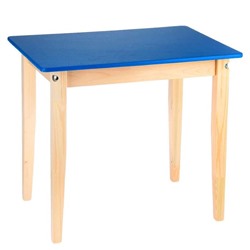 Стол детский №2 (Н=520) (600х450), цвет синий