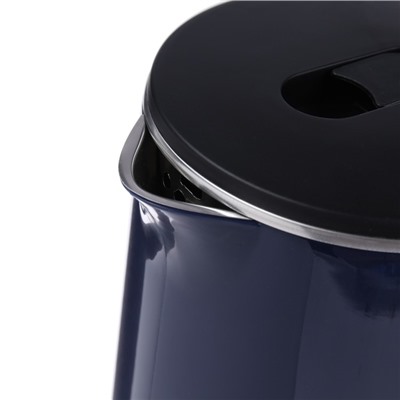 Чайник электрический KELLI KL-1375, пластик, 1.8 л, 2200 Вт, синий