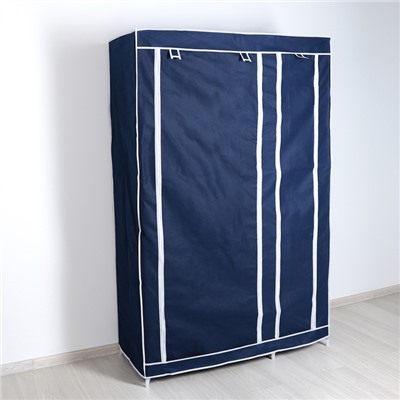Шкаф для одежды, 108×43×172 см, цвет синий