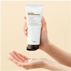 PURITO Пенка для умывания с центеллой и чаем From Green Deep Foaming Cleanser,150 мл