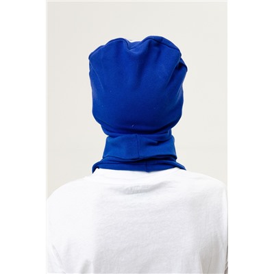 Женский комплект шапка и шарф 85 Синий