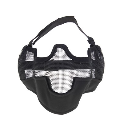 Маска для страйкбола KINGRIN V2 strike metal mesh mask (Black) MA-10-BK