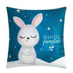 Подушка новогодняя Этель «Winter fairy», 40*40 см, 100% п/э, велюр