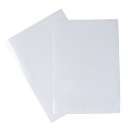Этикетки, формат А4, самоклеящиеся, 100 листов, 80 г/м, разлинованные, на листе 4 штуки, 105 х 148.5 мм, белые