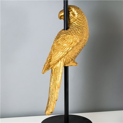 Настольная лампа "Попугай" E27 40Вт черно-золотой 23,5х23,5х50 см