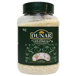 Длиннозерный шлифованный рис Басмати Elonga Dunar, Индия, 1 кг