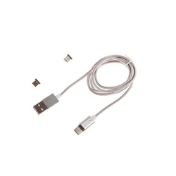 Кабель магнитный USB 2.0 Cablexpert, TypeC - microBM 5P - iPhone lightng